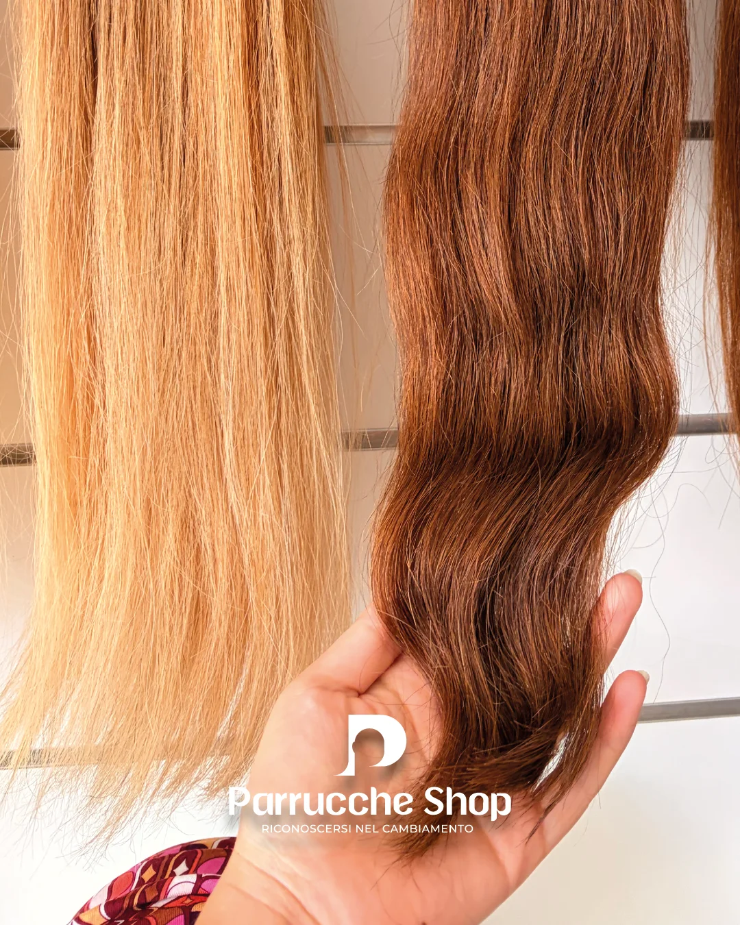 Ciocche di capelli selezionate a mano